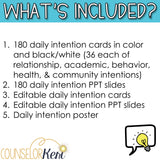 180 Mindful Daily Intentions: Set Daily Intentions for Mindful Practices