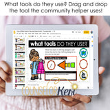 Community Helpers Career Digital Activity for Google Classroom Distance Learning