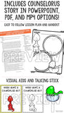 Kindergarten Classroom Guidance Lessons Bundle: Dinosaur Themed Counseling Unit