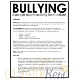 Bullying Prevention Escape Room: Bullying Activity for School Counseling