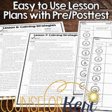Calming Strategies Activity Classroom Guidance Lessons: Coping Skills Centers