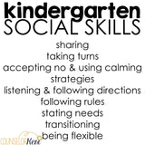 Kindergarten Social Skills Activities: Social Skills Group Counseling Lessons