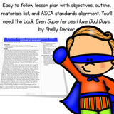 Superhero Behavior Classroom Guidance Lesson Book Companion Activity