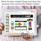 Community Helpers Career Digital Activity for Google Classroom Distance Learning