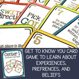 Relationship Building Centers: 5 Classroom Community Activities