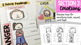 School Counseling Interactive Notebook for Social Emotional Learning INB
