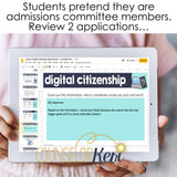 Digital Footprint Digital Activity for Google Classroom Distance Learning