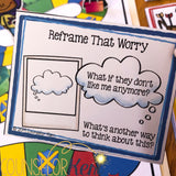 Worry Warriors Counseling Game: Worry Activities File Folder Game
