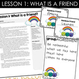 Kindergarten Friendship Group Counseling Curriculum