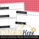 Empathy in STEM Activity Task Cards: Counseling Empathy Activities & Digital Learning Activities