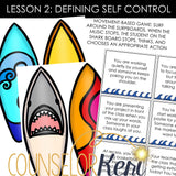 Self Control Group Counseling Program: Impulse Control & Self Control Activities