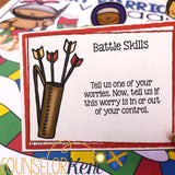 Worry Warriors Counseling Game: Worry Activities File Folder Game