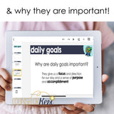 Goal Setting Digital Activity for Google Classroom Distance Learning
