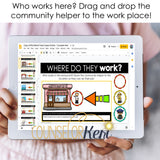 Community Helpers Career Digital Activity for Google Classroom Distance Learning