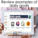 Goal Setting Digital Activity for Google Classroom Distance Learning