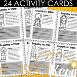 Empathy in STEM Activity Task Cards: Counseling Empathy Activities & Digital Learning Activities