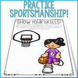 Sportsmanship Lesson and Centers Classroom Guidance Lesson for School Counseling