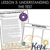 Test Anxiety Group Counseling Curriculum: Test Anxiety Activities