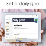 Goal Setting Digital Activity for Google Classroom Distance Learning