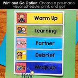 Counseling Visual Schedules for Classroom Guidance and Group Routines