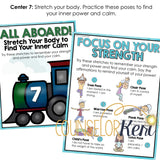 Calming Strategies Activity Classroom Guidance Lessons: Coping Skills Centers