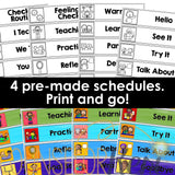 Counseling Visual Schedules for Classroom Guidance and Group Routines