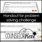 Problem Solving Skills Classroom Guidance Lesson for School Counseling