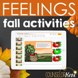 Fall Feelings Digital Activity Distance Learning for School Counseling