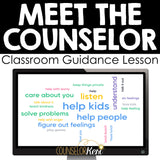 Meet the Counselor Classroom Guidance Lesson for Back to School