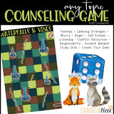 Counseling Game for Any Topic: School Counseling SEL Folder Games