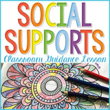 Social Supports Lesson: Circle of Support Activity for Stress Management