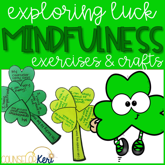 St. Patrick's Day Mindfulness Activity and St. Patrick's Day Craft