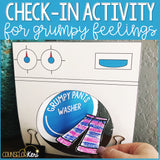 Check In Counseling Activity for Managing Grumpy or Hard Feelings