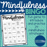 Mindfulness BINGO Game and Task Cards for School Counseling