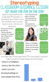 Stereotyping and Assumptions School Counseling Classroom Guidance Lesson