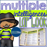 Multiple Intelligences Lap Book for Elementary School Counseling