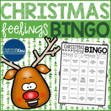 Christmas Feelings Bingo Game - Emotions - Elementary School Counseling