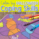 Color by Coping Skills Bundle: Coping Skills Activities