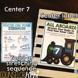 Calming Strategies Activity Classroom Guidance Lessons: Coping Skills Centers