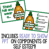 Self Esteem Classroom Guidance Lesson for School Counseling Pineapple