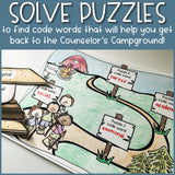 Meet the Counselor Back to School Escape Room Cooperative Puzzle Activity