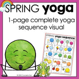 Spring Yoga Activity: Yoga Brain Break for School Counseling Lesson
