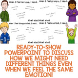 Feelings/Emotions and Needs School Counseling Classroom Guidance Lesson