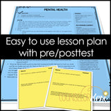 Mental Health Classroom Guidance Lesson for School Counseling