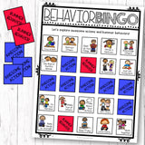 Behavior Bingo Game for Elementary School Counseling