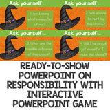 Responsibility Classroom Guidance Lesson for Elementary School Counseling