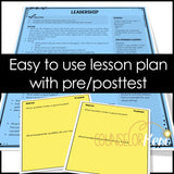 Leadership Qualities Classroom Guidance Lesson for School Counseling