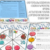 Calming Strategies Activities Classroom Guidance Lesson Cool Down Centers