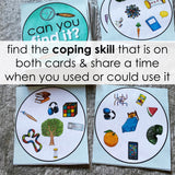 Coping Skills Counseling Game: Finding Calming Strategies Activity