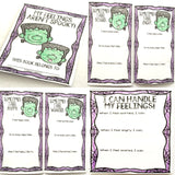 Halloween Feeling/Emotion Printables and Workbook - Elementary School Counseling